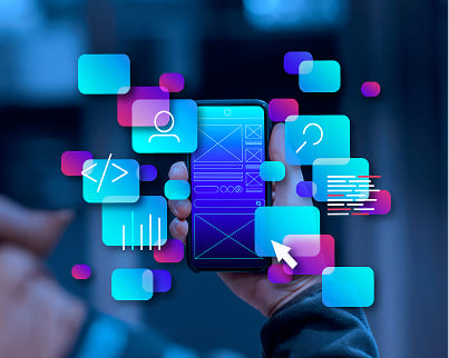 Application running on a smartphone